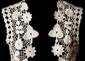 Irish crochet bodice